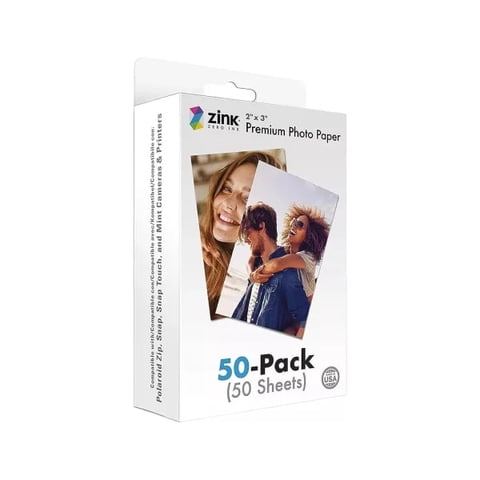 Papel Fotográfico Zink Polaroid 2X3- Pack 50 Hojas