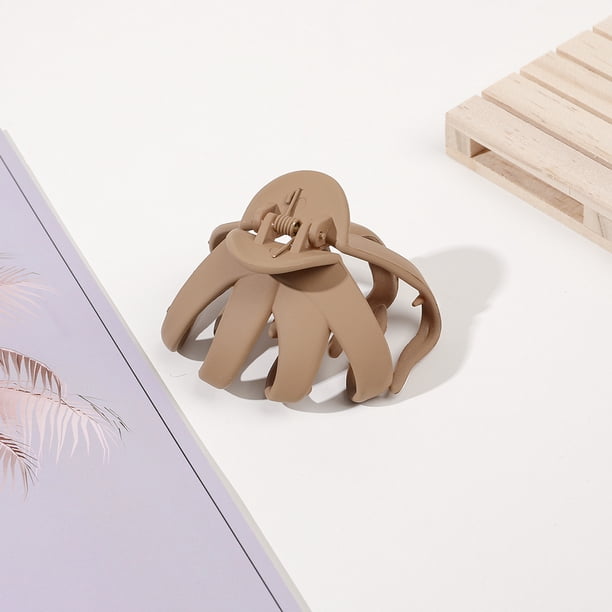 1pc Large Hair Clips For Women Matte Texture Claw For Thick Hair Thin Hair Classic Frosted Hair For Girls