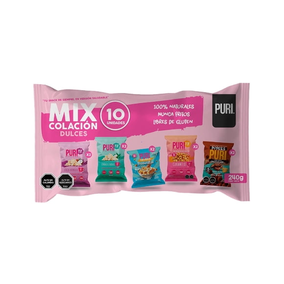 Puri Pack Colaciones Dulces 10 Unidades