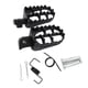 thumbnail image 2 of Pedales de Aluminio para Yamaha TW200 PW50 PW80 TTR90 TTR90E Pit Dirt Bike (Par), 2 of 3
