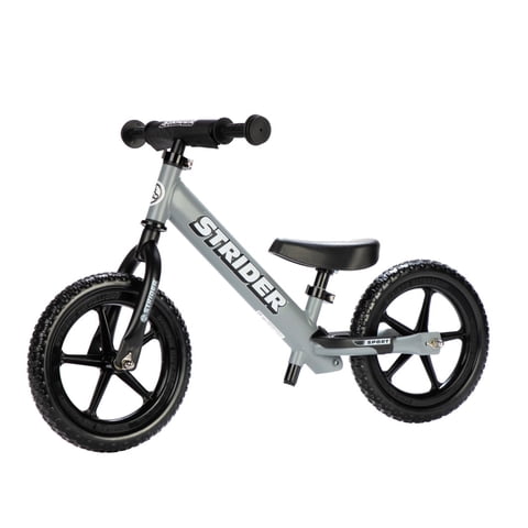 Bicicleta De Balance Strider 12 Sport Gris Para Niños