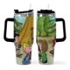 thumbnail image 2 of ¡Corre, Charlie Brown! (2) Vaso aislado de acero inoxidable con asa, diseño temático, regalo para familia, amigos y fans; incluye pajita y encaja en el portavasos estándar, 40 oz, 2 of 6