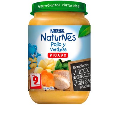 Picado Pollo Y Verduras 215 G Nestlé Naturnes