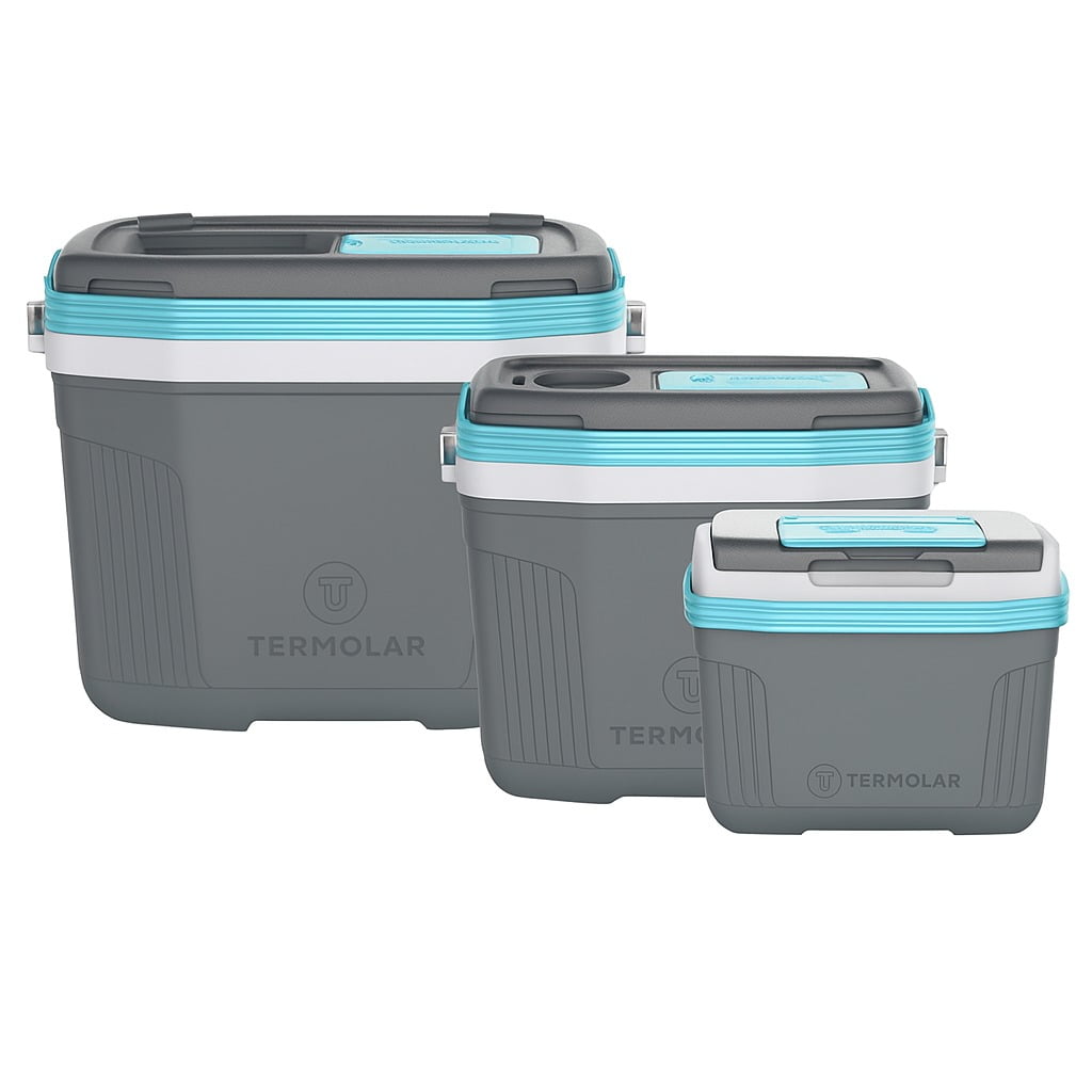 Termolar - Combo Cooler 8lt, 20lt Y 32lt Gris