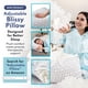 thumbnail image 2 of Funda de almohada de seda Blissy 100% pura, seda de morera, 22 Momme, blanca, 2 of 9