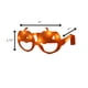 thumbnail image 4 of Gafas de sol LED Blinkee Pumpkin Igor Halloween Orange, 4 of 4
