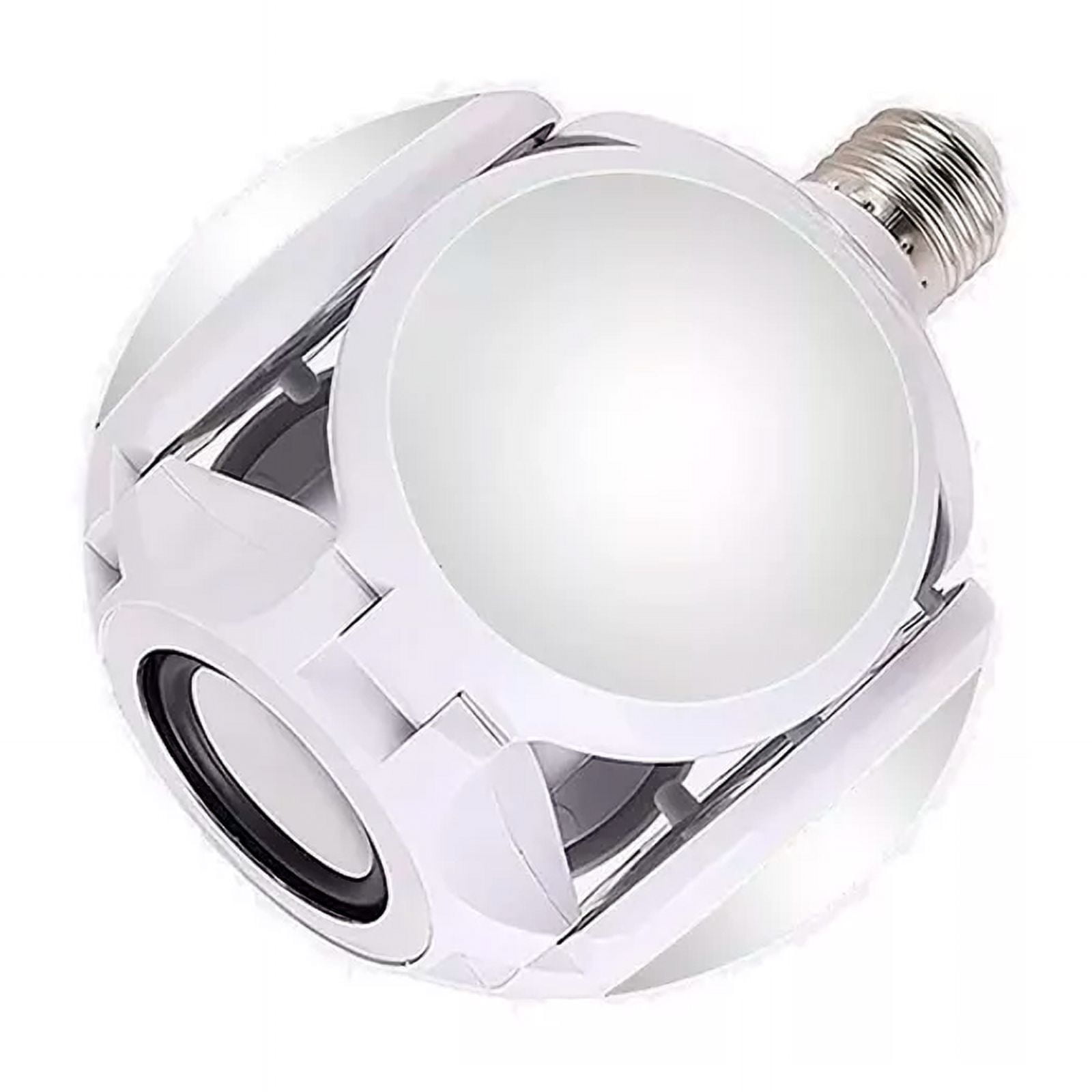 Genérico - Ampolleta Parlante Bluetooth Led Ufo Plegable 4 Aspas E27