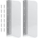 thumbnail image 1 of Protector de salpicaduras de acero inoxidable de 6 pulgadas Protector de montaje de pared de acero inoxidable con tornillos Tornillos para lavabo de baño Lavabo lateral Lavabos de preparació, 1 of 3