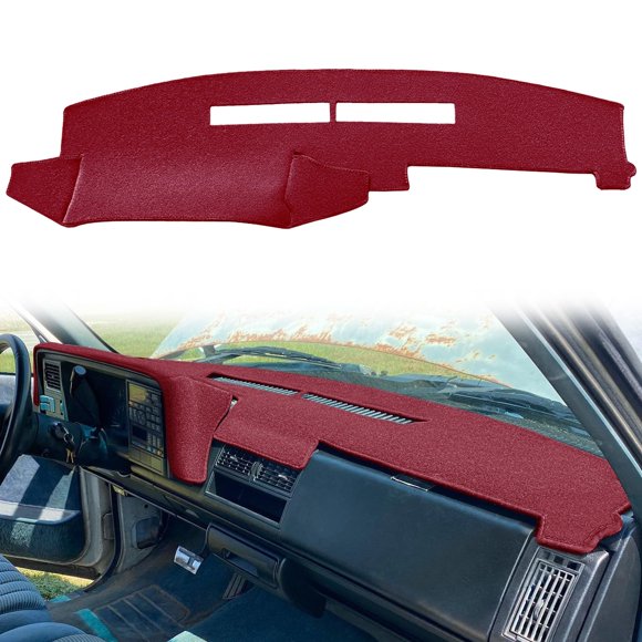 Cubierta de tablero Yiz para GMC Yukon/Chevy Blazer 92‑94 (granate)