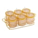 thumbnail image 5 of Contenedores De Especias Con Tapas Cuchara Y Organizador De Soporte Para Suministros De Cocina Marrón 6 Cuadrícula, 5 of 5