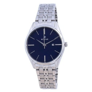 Reloj Westar Blue Dial Stainless Steel Quartz 40210 Stn 104 Women'S Watch