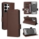 thumbnail image 1 of Funda Cartera para Samsung Galaxy S26 Ultra Tapa Flip con Ranuras y Soporte Marrón, 1 of 5