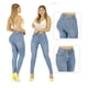 thumbnail image 3 of JEANS FULL PUSH UP LEVANTA COLA CORTE COLOMBIANO CALCE PERFECTO CELESTE 42, 3 of 3