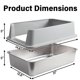 thumbnail image 2 of Caja de arena Olacat XL 58 cm de acero inoxidable con tapa, 2 of 6
