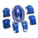 thumbnail image 4 of Juego De 7 Cascos De Bicicleta Para Ni?os, Equipo De Protección Para Patinar En Longboard, Color Azul Oscuro, 4 of 5