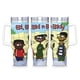 thumbnail image 1 of Ed, Edd y Eddy Vaso aislado de acero inoxidable con asa, diseño temático, regalo para familia, amigos y fans; incluye pajita y encaja en el portavasos estándar, 40 oz, 1 of 6