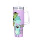 thumbnail image 2 of Kiff Vaso aislado de acero inoxidable con asa, diseño temático, regalo para familia, amigos y fans; incluye pajita y encaja en el portavasos estándar, 40 oz, 2 of 6