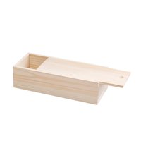 Bothyi - Caja De Madera Sin Terminar, Caja De Almacenamiento De Madera Rectangular Decorativa, Caja De Recuerdos