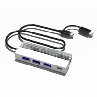 Expansor Usb Hub Externo 4 En 1 Aaronmei Blanco