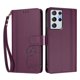 thumbnail image 3 of Funda Cartera Trébol para Samsung Galaxy S21 Ultra con Ranuras Tarjetas y Carga Inalámbrica Violeta, 3 of 6