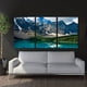 thumbnail image 2 of Set Of 3, Unframed Snow Mountain Lake Canvas Painting, Hd Printed Canvas Painting, Modular Pictures Wall Art, Pictures Posters Canvas Art For Living Room Bedroom, Home Decor, 16x24inch, 2 of 2