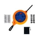 thumbnail image 3 of Tendedero Para Acampar, Línea De Secado De Ropa Antideslizante Para Patio Trasero, Camping, Exterior, Naranja, 10m Con Bolsa, 3 of 5