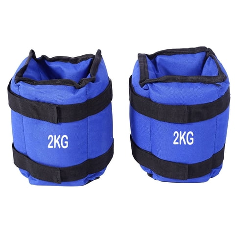 Genérico - Pesas Deportivas Para Tobillos Y Muñeca 4 Kg Azul