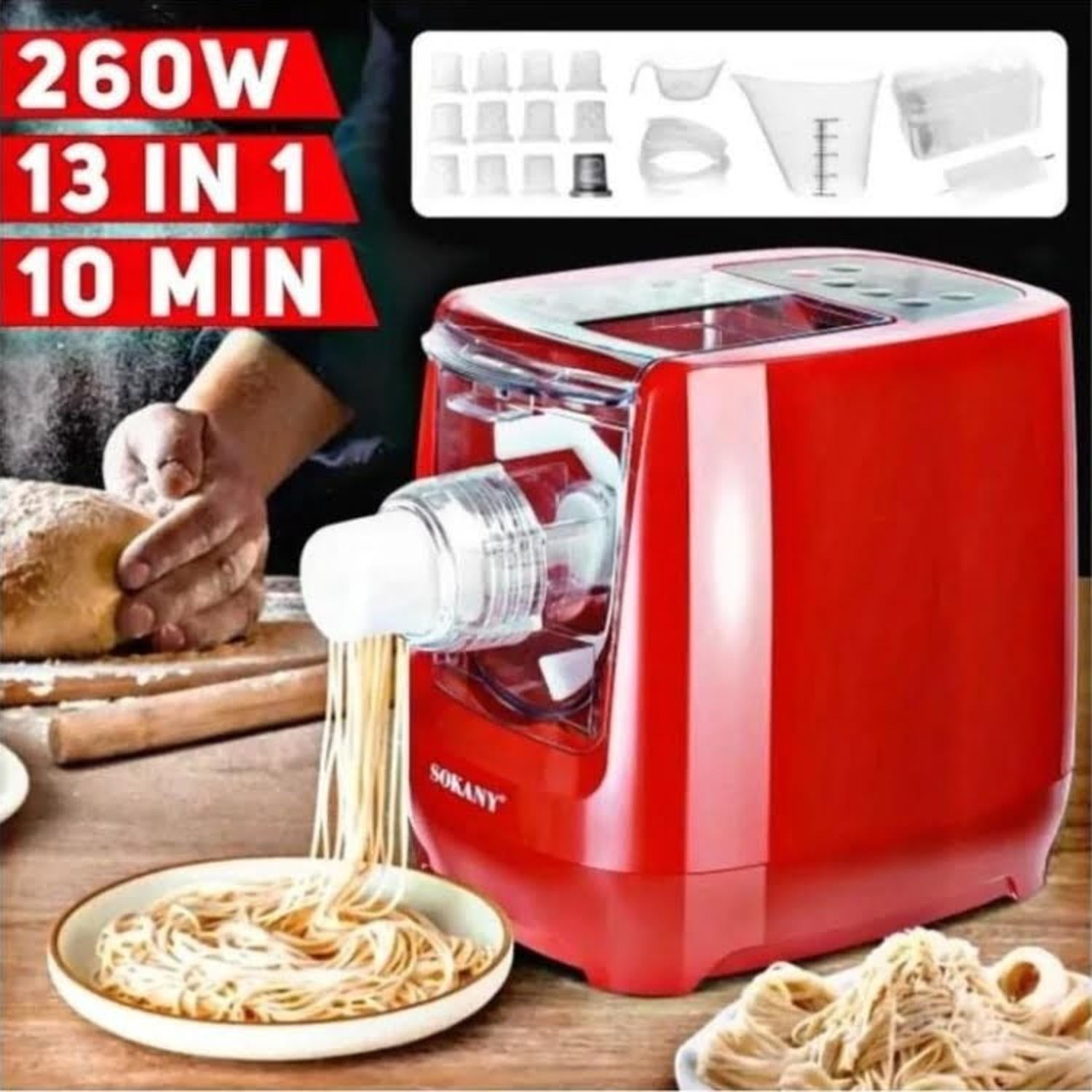 Felicem - Pasta Maker - Máquina Para Pastas Automática Multiuso Sokany Multicolor