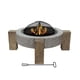 thumbnail image 2 of Fogon Parrilla a la piedra Madera 75x75x44cm, 2 of 3