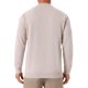 thumbnail image 3 of INSPIRE CHIC Suéter de Cuello Simulado para Hombre Color Sólido con Cremallera Cuarto Polo de Punto L Beige, 3 of 6