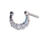 thumbnail image 1 of Piercing Septum Tabique Oreja Tragus Daith Clicker Zirconias, 1 of 3