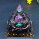 thumbnail image 1 of 1pc Twelve Constellations Orgone Pyramid Taurus/Scorpio/Leo/Pisces/Cancer/Virgo/Libra/Aries/Gemini/Aquarius Amethyst Peridot Healing Crystal Energy Orgonite Pyramide Meditation Tool Quartz Home Decor, 1 of 5