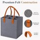 thumbnail image 4 of Bolsas de Vino Daphilly para 6 Botellas – Bolsa de Fieltro con Asas de Cuero – Regalo, 4 of 7
