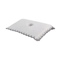 Magideal - Cubierta De Toalla De Salón De Salón De Toalla De Mesa De Masaje De Salón, Almohadilla De Cortina De La Cabeza De Cama De Spa Lavable Para La Almohadi Blanco