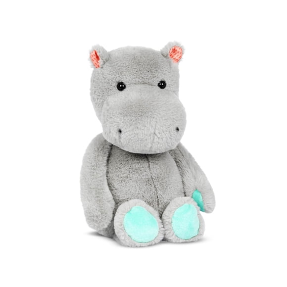 Peluche B. toys B. Softies-Happy Hues Gerry Grey Hippo