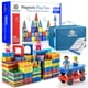 thumbnail image 1 of Set de construcción con azulejos magnéticos Sunny Auntie 125 unidades+4 figuras, 1 of 9
