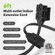 thumbnail image 4 of Cable de alimentación BN-LINK 1,8 m, 3 tomas, negro, paquete de 2, 4 of 8