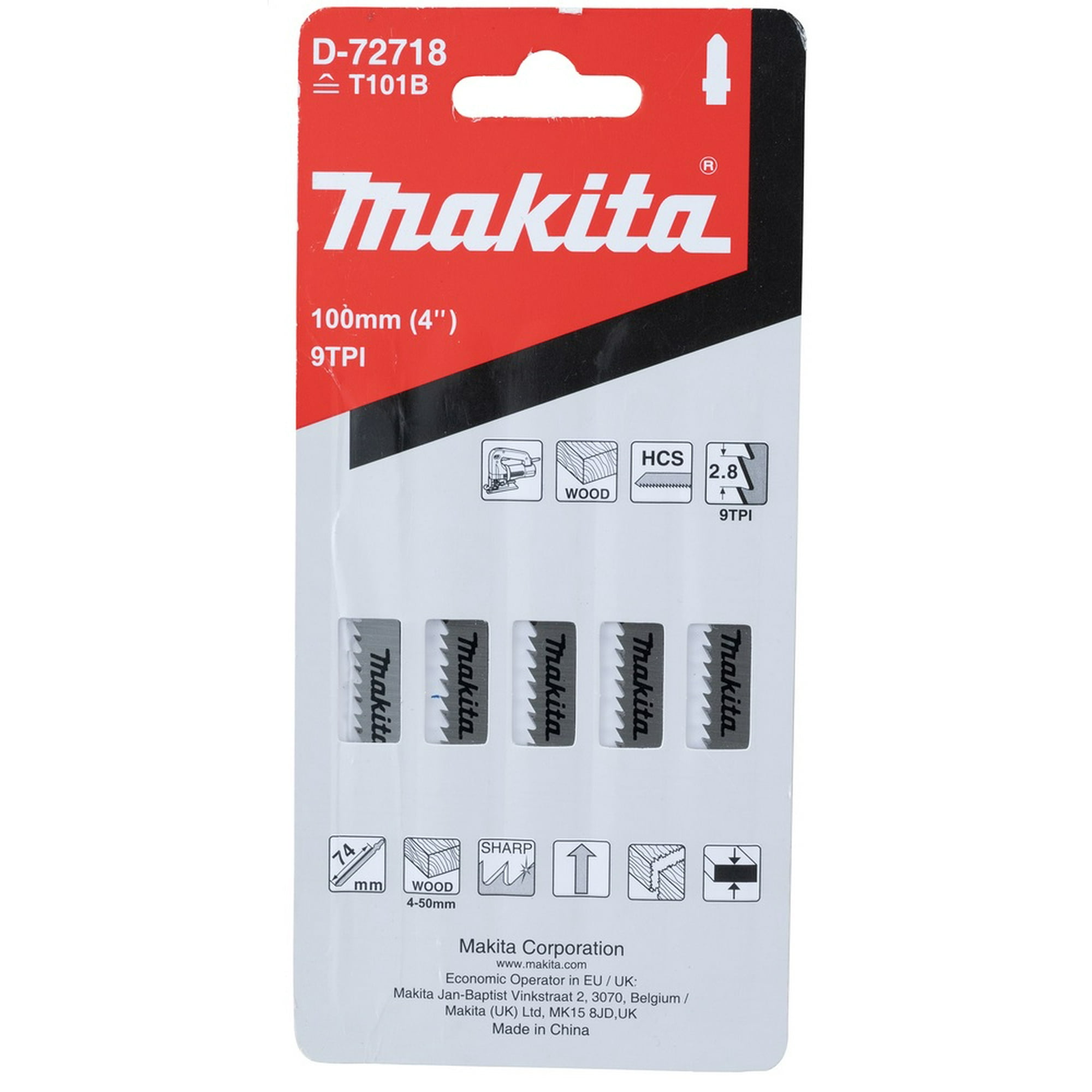 Makita - Hoja De Calar Terminaciones Tp19 Hcs 100 Mm