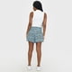 thumbnail image 3 of Short Mujer Pinzas Cebra Celeste Corona, 3 of 5