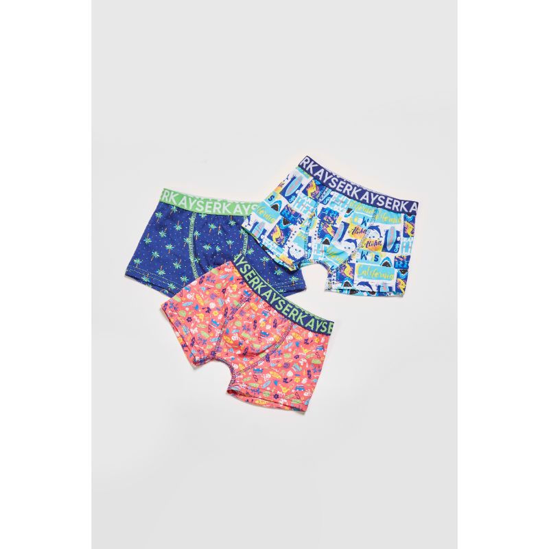PULLIN Boxer Corto Aime Multicolore, Uomo, Vestibilità Aderente, Cucitura Glutei 3D, Prodotto In Portogallo, Taglie XS-XXL