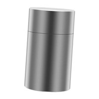 Magideal - Tarro De Almacenamiento Sellado De Aluminio, Lata Sellada De Metal, Elegante Diseño De Boca Ancha, Recipiente Hermético Portátil Para Té, Harina, Café Plata