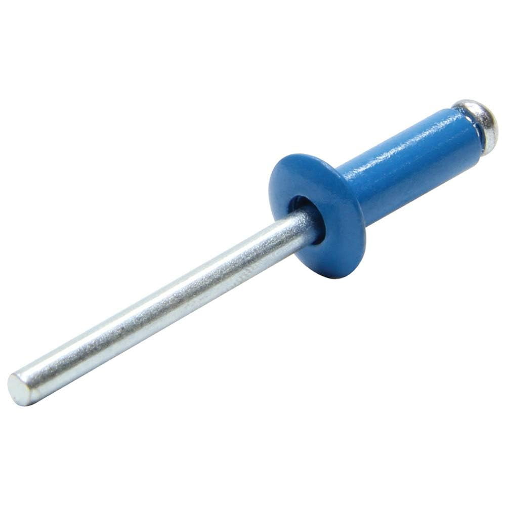 Cabezal pequeño Rivet Allstar Performance de aluminio azul, paquete de ...