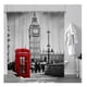 thumbnail image 2 of Cortina De Baño Impermeable 180x180 cm Diseño Londres Big Ben – Tela Premium Antihumedad, 2 of 5