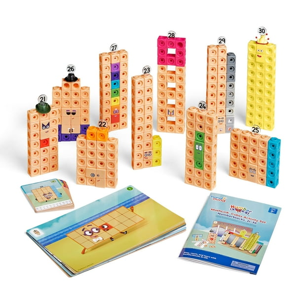 Conjunto de Actividades Hand2mind MathLink Cubes Numberblocks 21