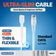 thumbnail image 4 of Cables de conexión Ethernet Everest Ultra Slim Cat6a de 30 cm, paquete de 10, 4 of 8