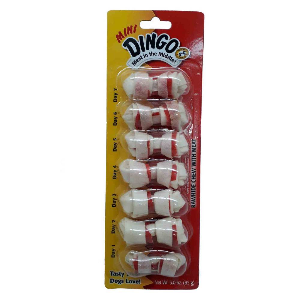 Dingo - Huesitos Mini De Carnaza 70Gr 7Un