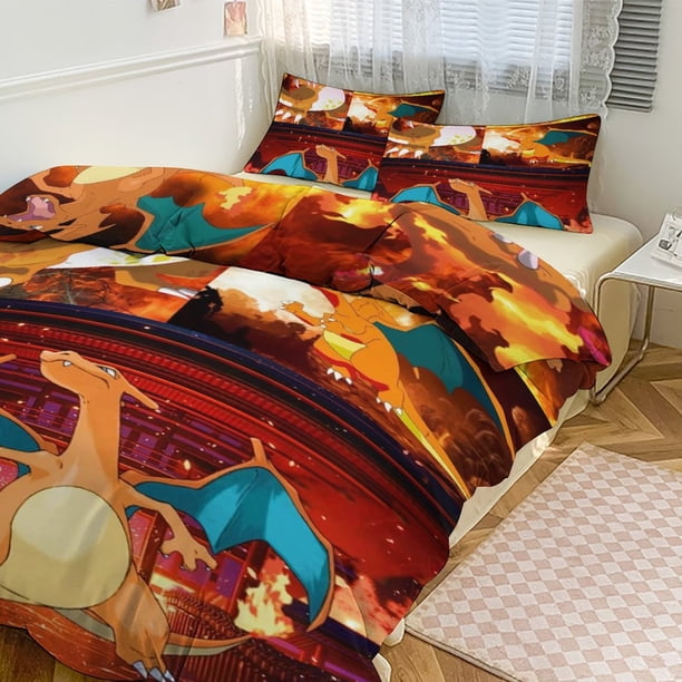Ch_arma_nder Print Bedding Set Pattern Duvet Cove Set 3 Pieces 1 Quilt Cover And 2 Pillowcases for Women Men Teens