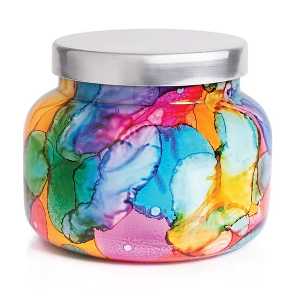 Vela Capri Blue Volcano con frutas tropicales y cítricos azucarados, 550 ml