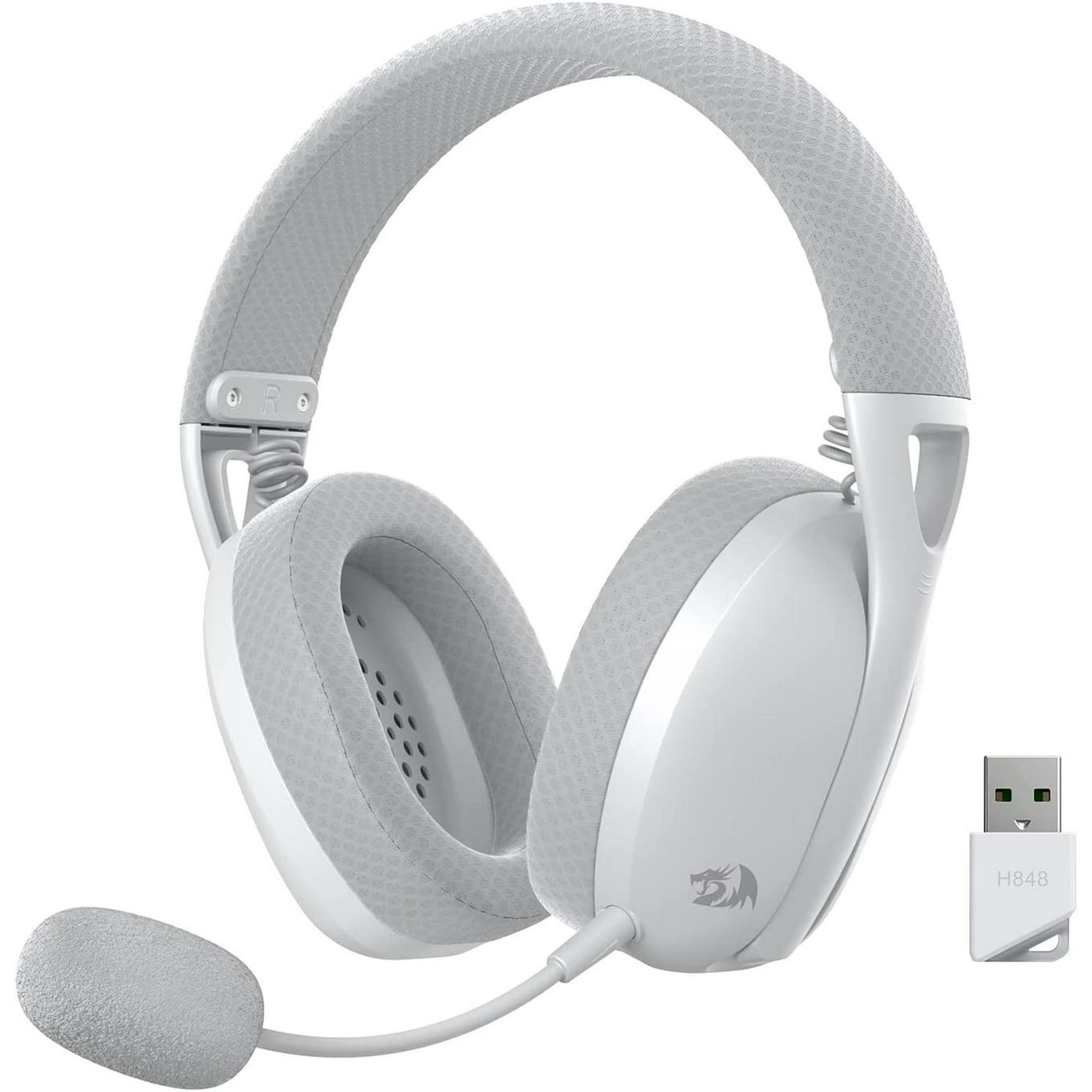 Redragon H848 Gris Bluetooth, Microfono Desmontable Gris Tamaño Unico