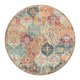 thumbnail image 2 of Alfombra Lahome Moroccan Trellis de 150 cm, lavable, color crema, 2 of 6